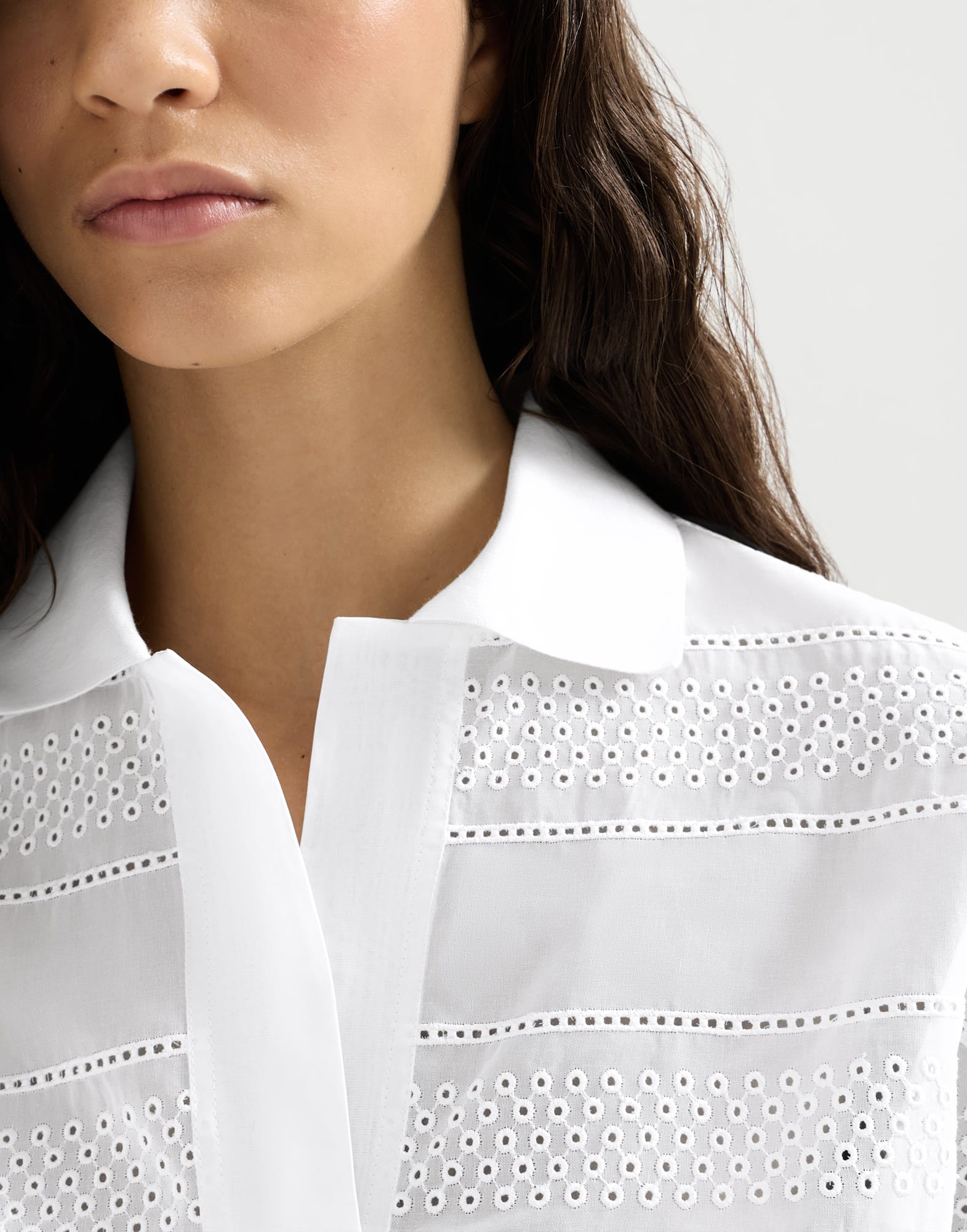1180-cotton-organza-broderie-anglaise-cropped-polo-3.jpg Cotton organza broderie anglaise cropped polo