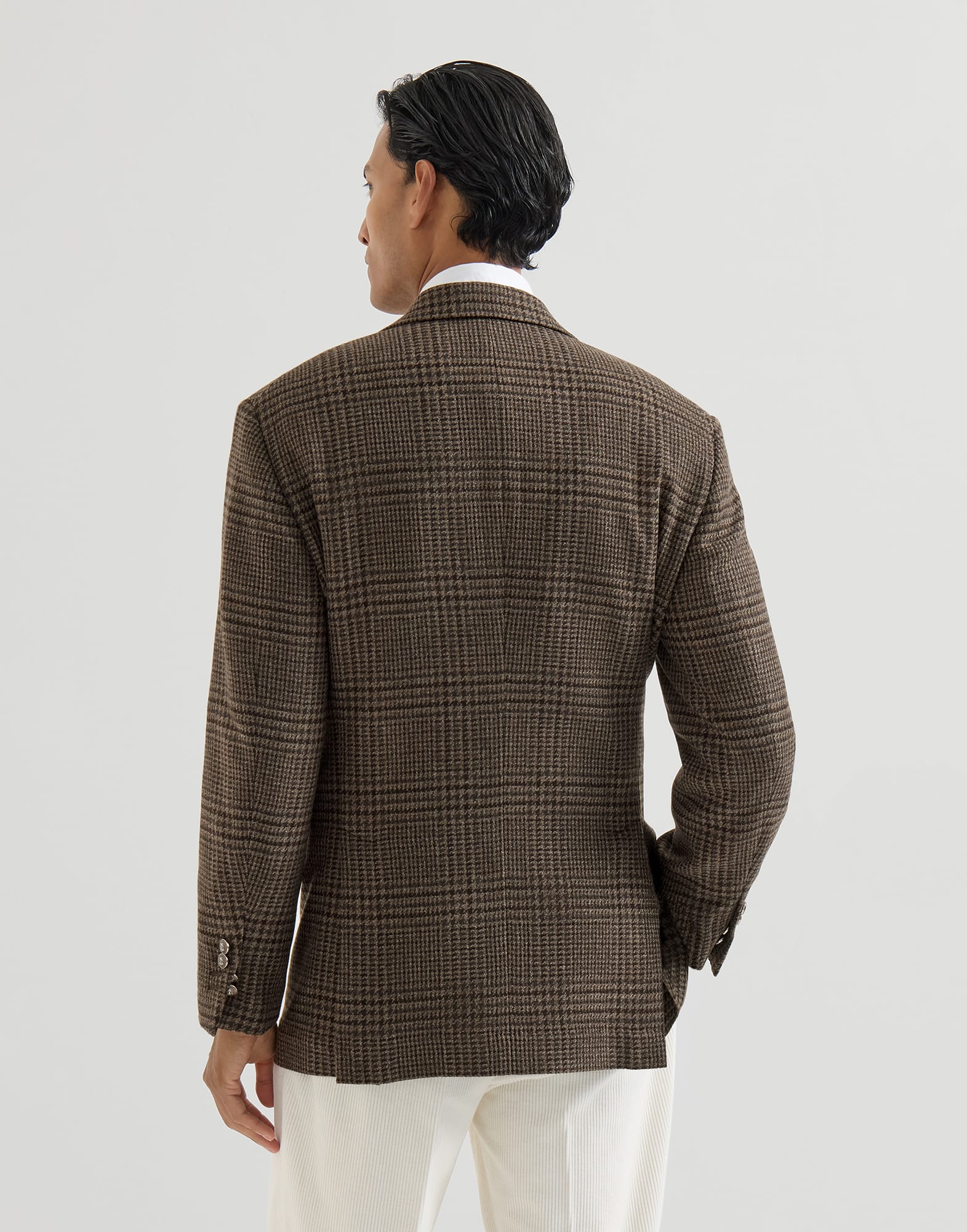 Blazer Tailor de cachemir con motivo Príncipe de Gales