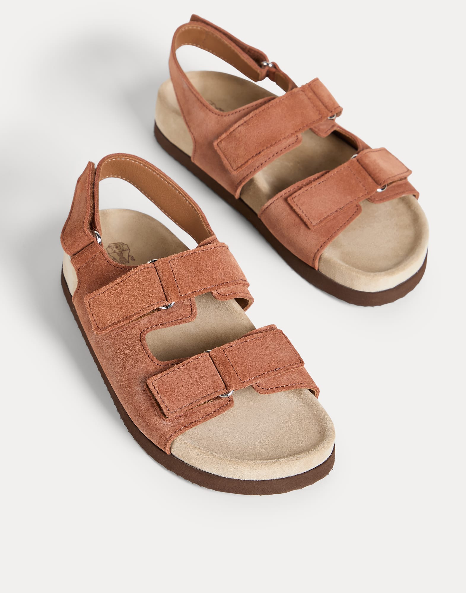 Sandalias de piel de ante