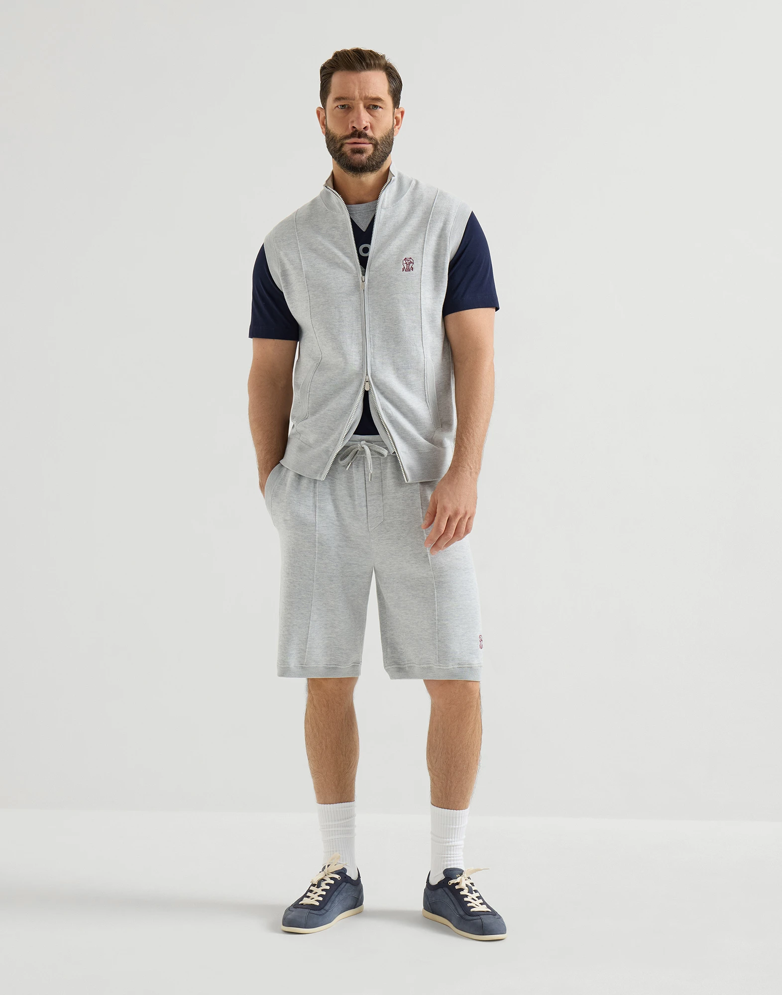 Camiseta en punto de algodón con estampado