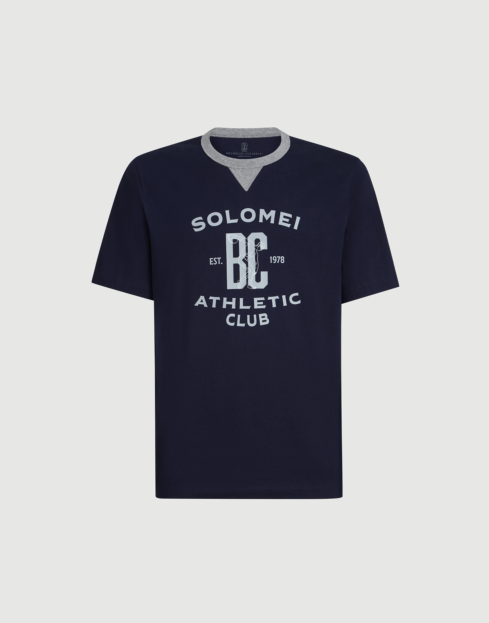 Camiseta en punto de algodón con estampado