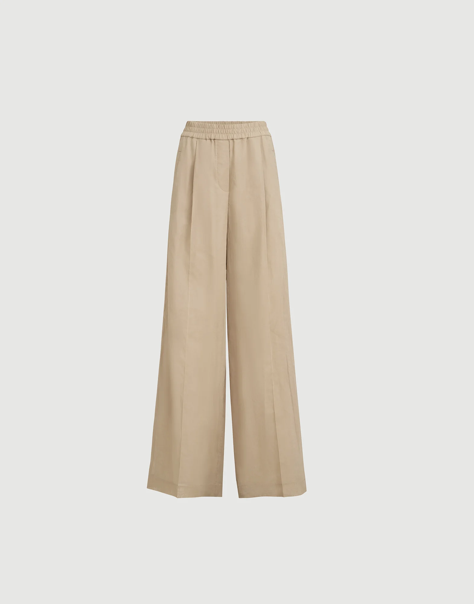 Cotton organza loose track trousers