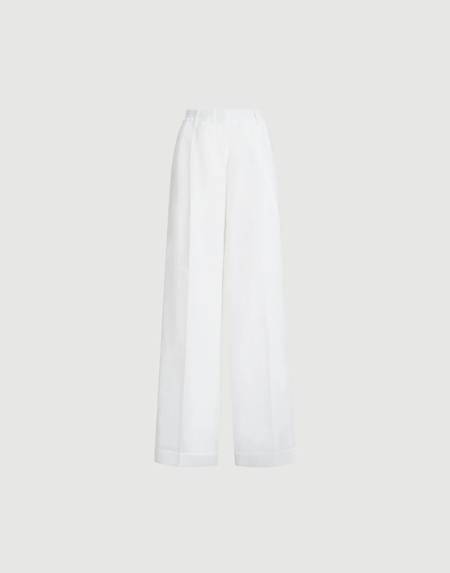 Pantalón Sartorial Track en organza de algodón con Monile