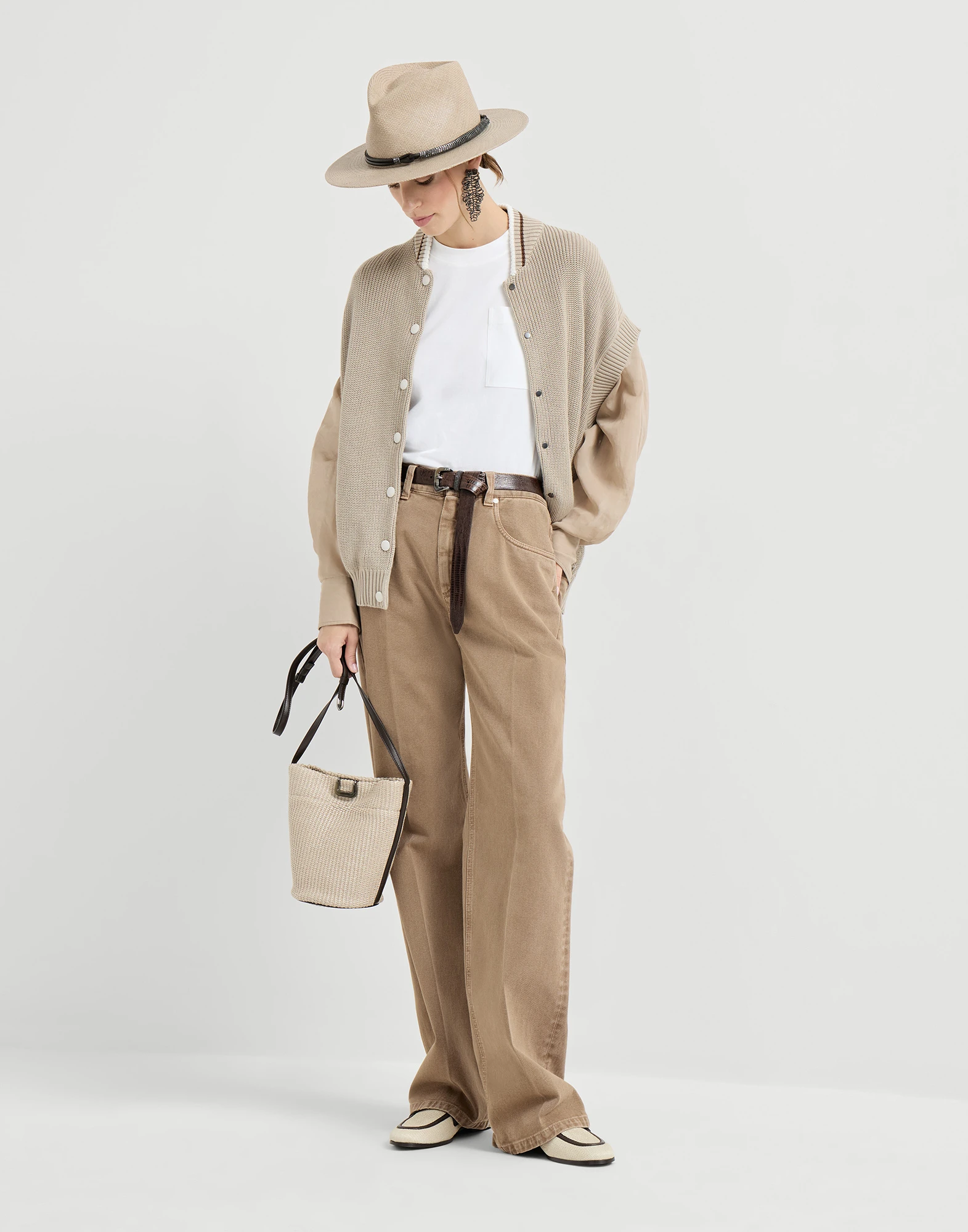 Pantalón Contemporary Loose en denim teñido
