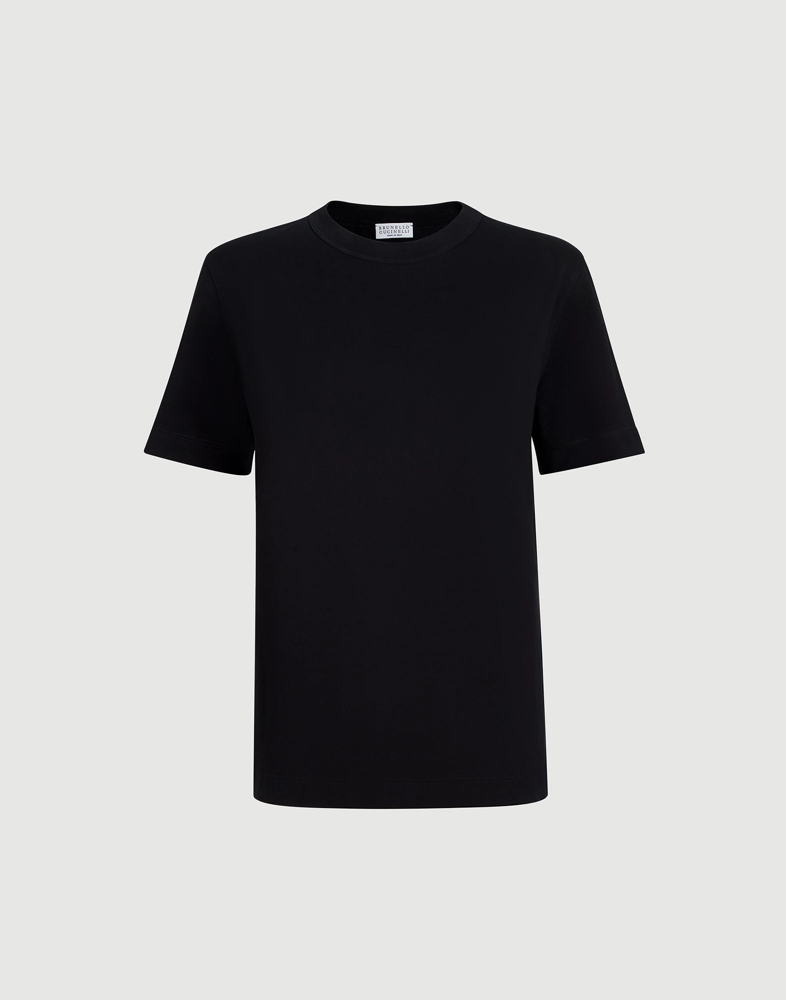 Cotton jersey T-shirt with monili