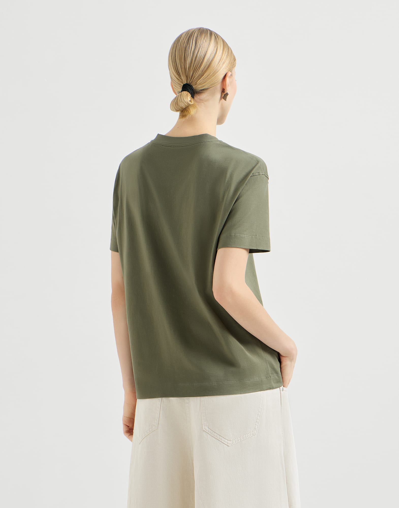 2417-cotton-jersey-t-shirt-with-shiny-tab-2.jpg Cotton jersey T-shirt with shiny tab