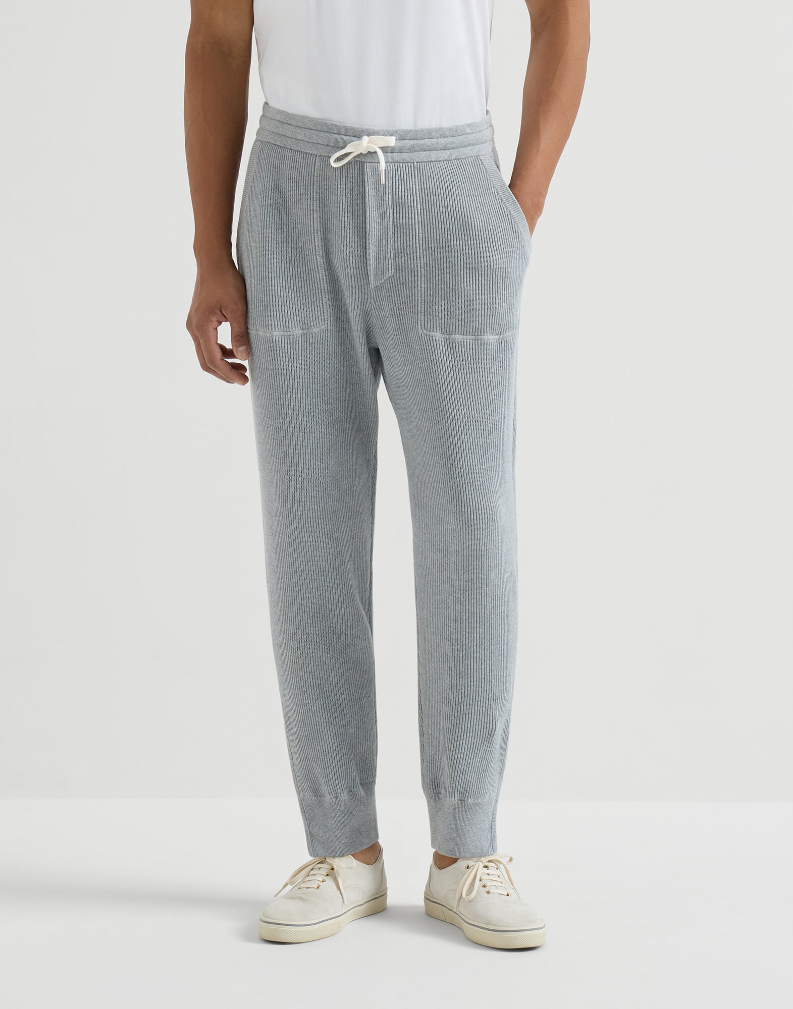 2830-cotton-english-rib-knit-trousers-with-zipper-cuffs-1.jpg Cotton English rib knit trousers with zipper cuffs