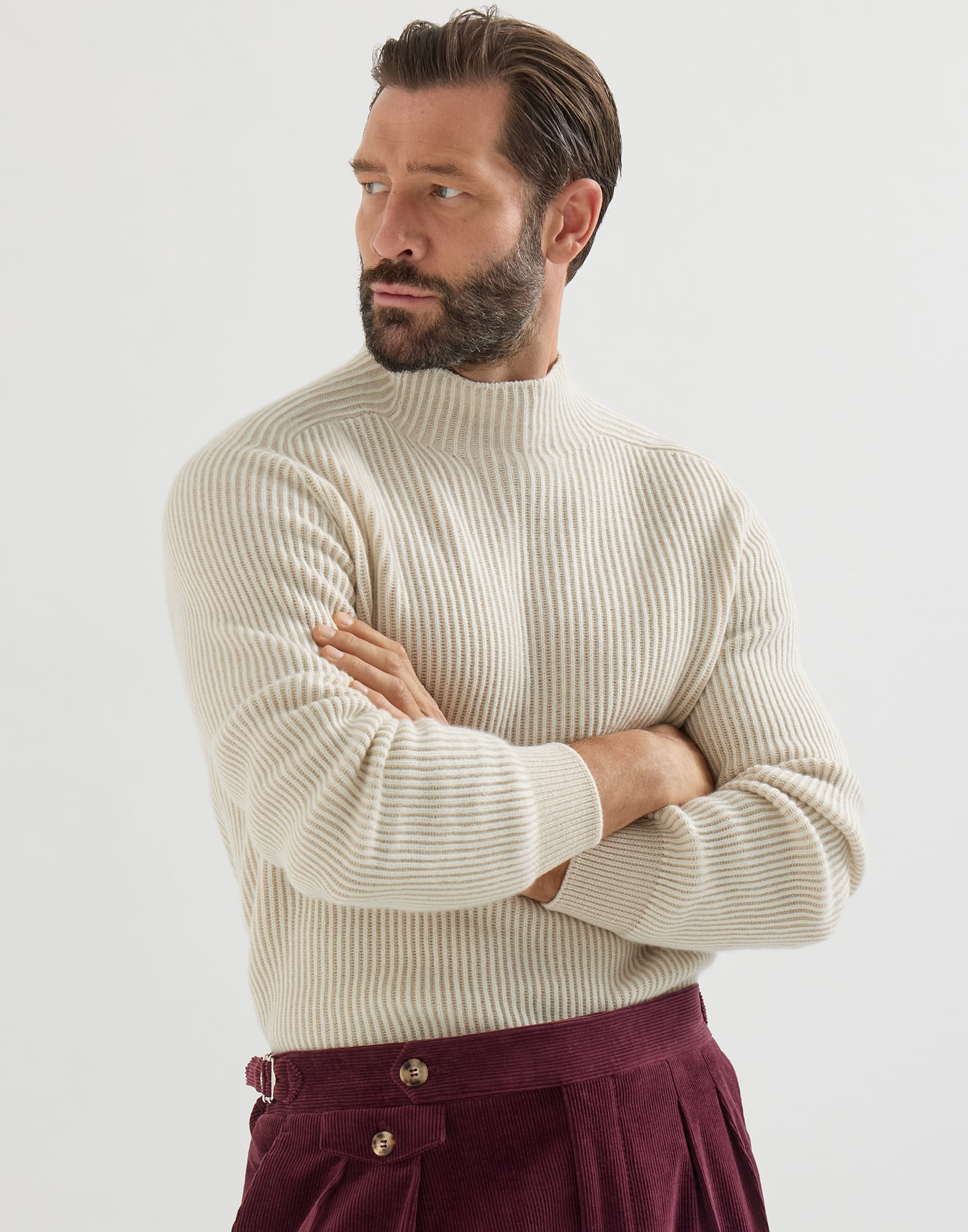 293-cashmere-english-rib-turtleneck-sweater-4.jpg Cashmere English rib turtleneck sweater