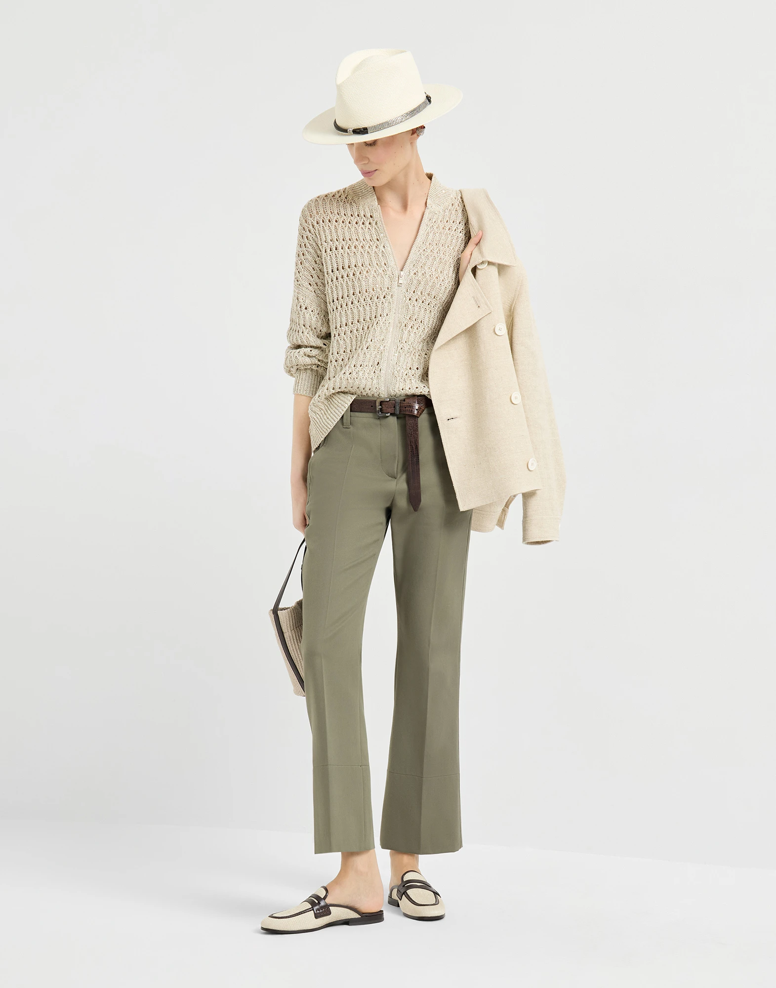2949-stretch-cotton-cover-kickflare-cigarette-trousers-5.webp Stretch cotton cover kickflare cigarette trousers