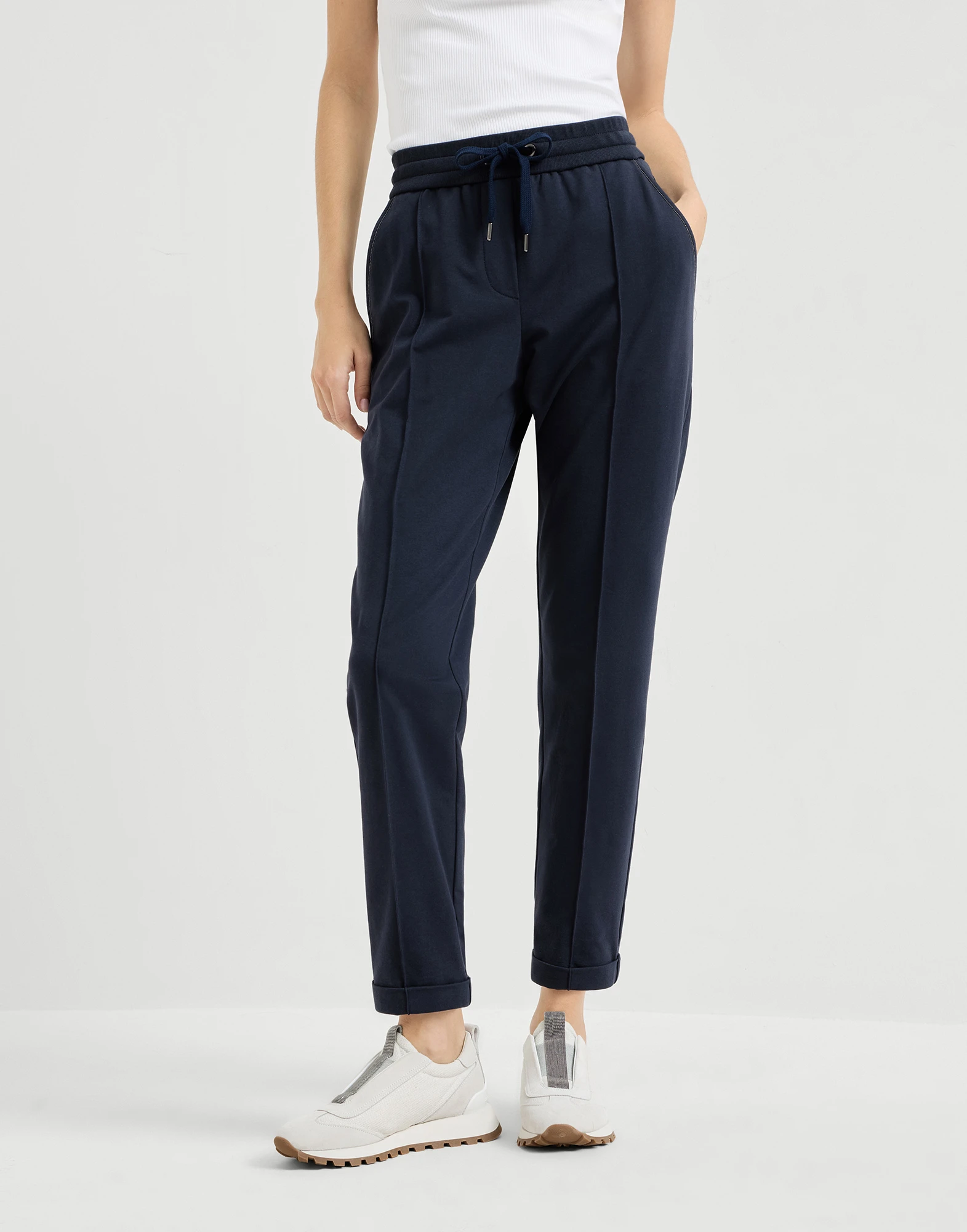 3563-stretch-cotton-lightweight-french-terry-track-trousers-with-monili-1.webp Stretch cotton lightweight French terry track trousers with monili