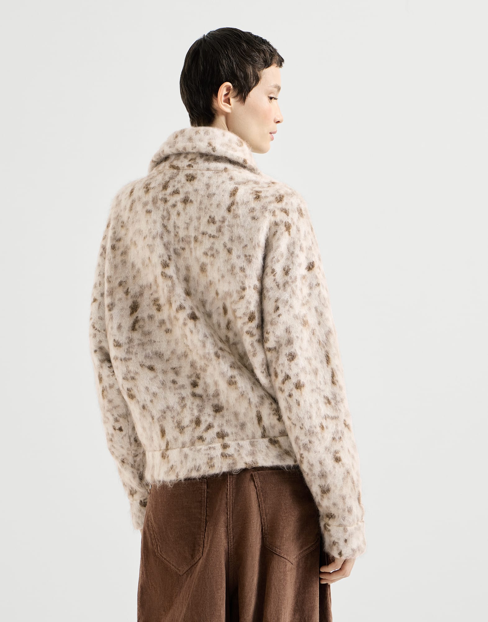 435-lynx-jacquard-cardigan-in-mohair-and-wool-with-shiny-zipper-pull-2.jpg Lynx jacquard cardigan in mohair and wool with shiny zipper pull
