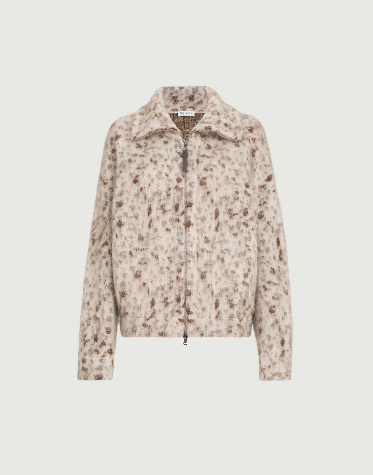 435-lynx-jacquard-cardigan-in-mohair-and-wool-with-shiny-zipper-pull-6.jpg Lynx jacquard cardigan in mohair and wool with shiny zipper pull