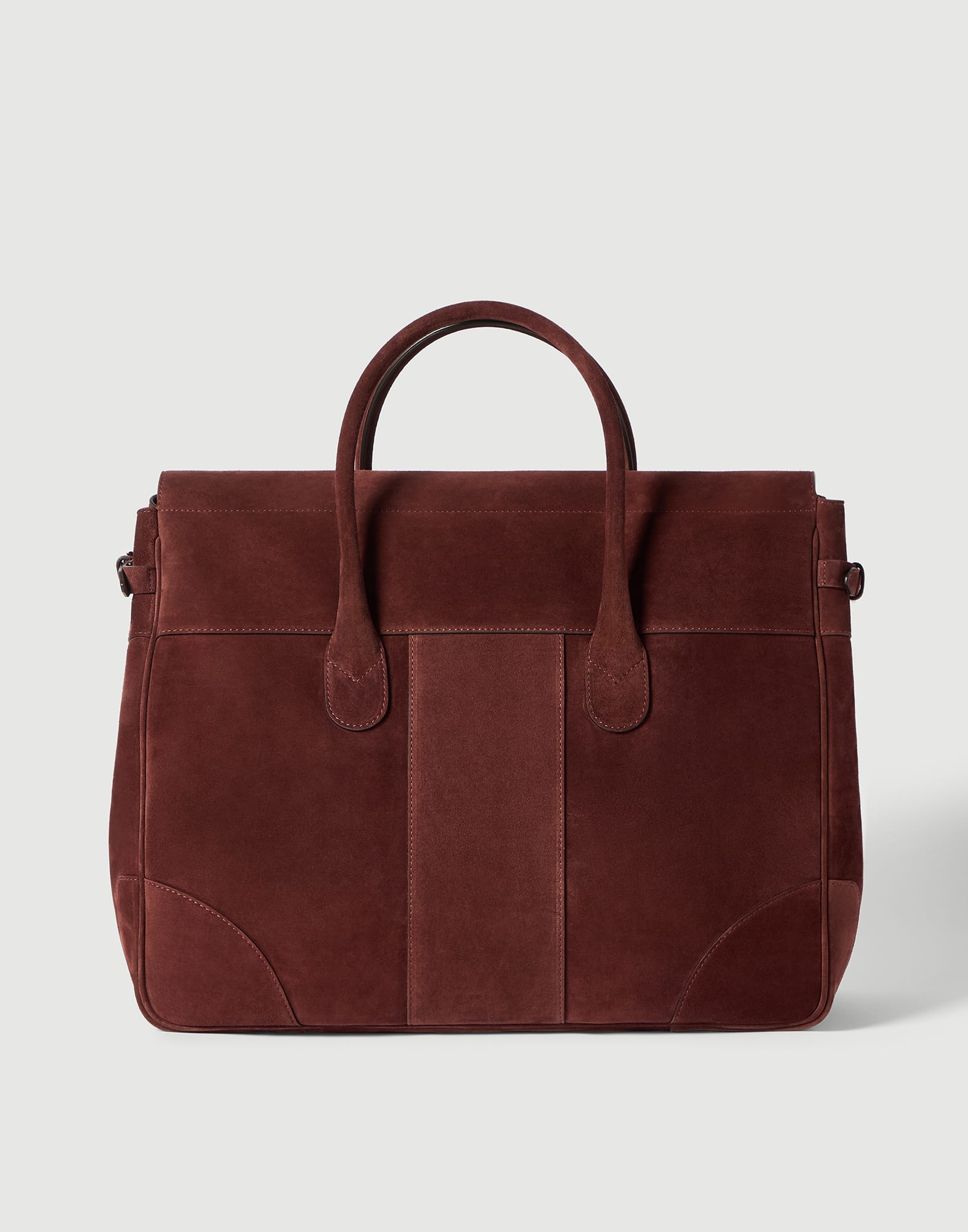 Bolso Boston en piel de ante