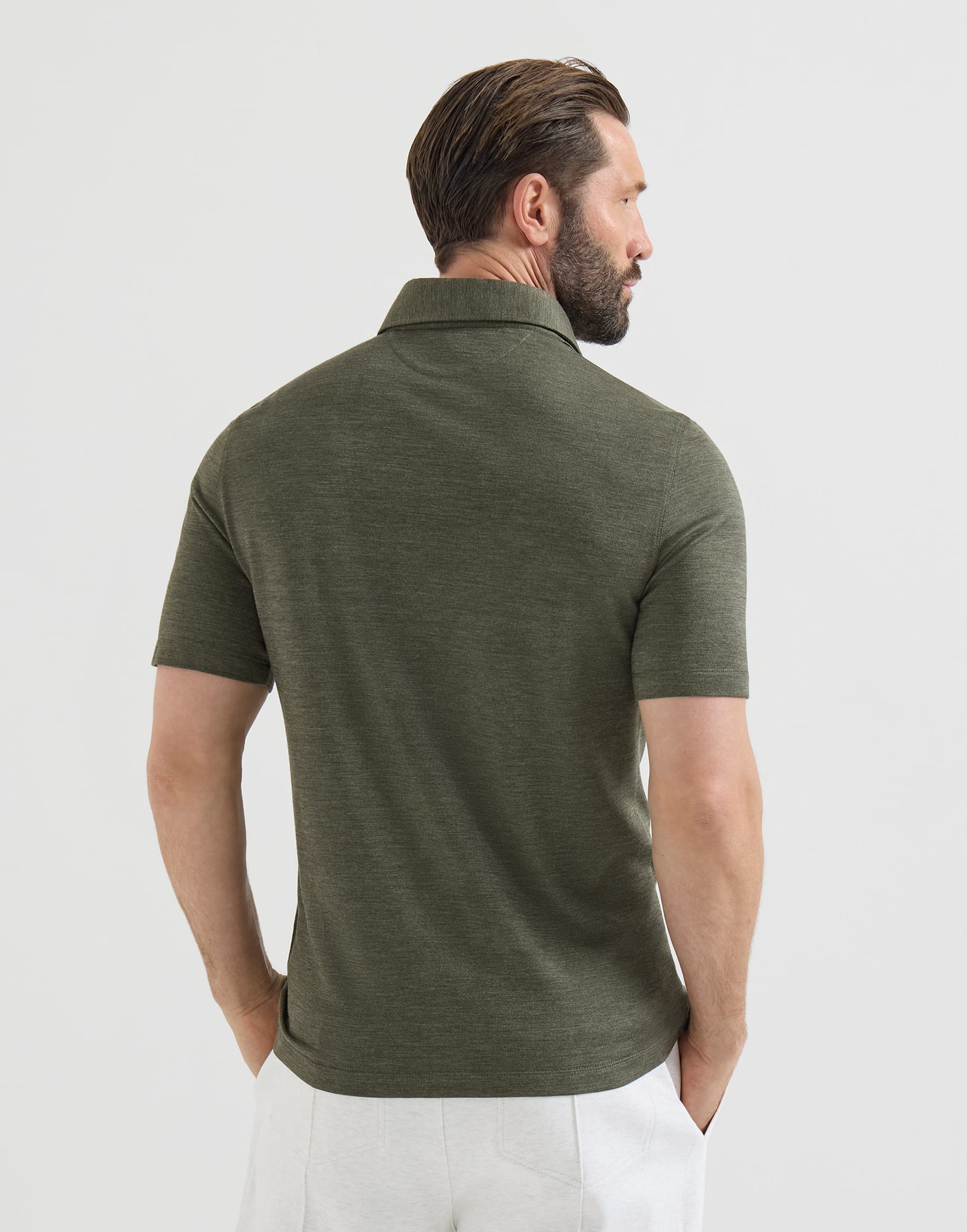 990-virgin-wool-silk-and-cotton-pique-polo-shirt-with-spread-collar-2.jpg Virgin wool, silk and cotton piqué polo shirt with spread collar